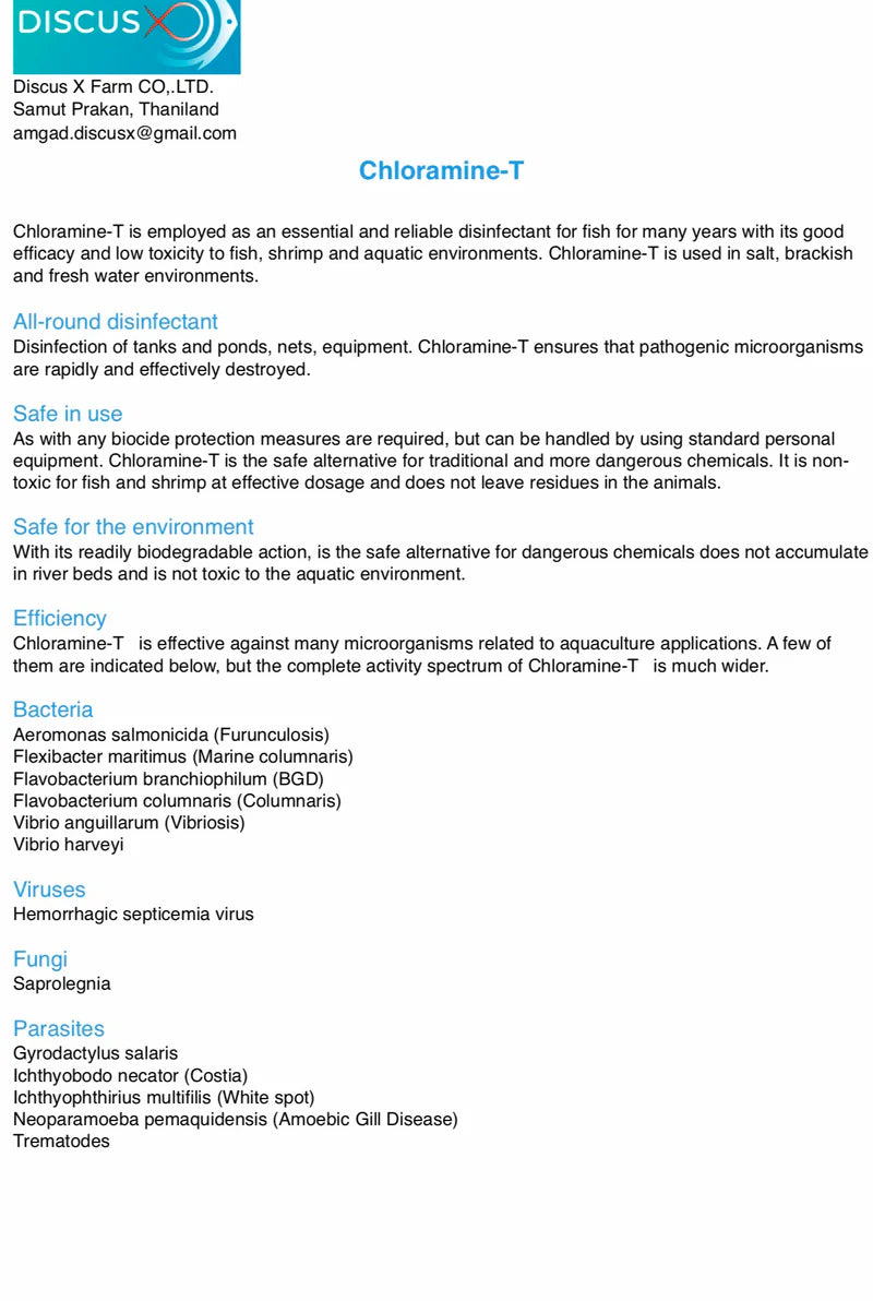 DiscusX Protect X - (CHLORAMINE-T)