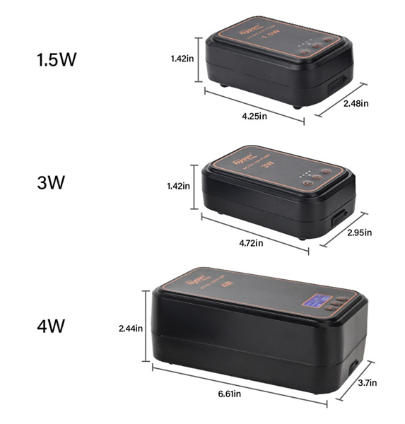 Hygger Rechargeable AC/DC Aquarium Air Pump 4W 98GPH (HG087)
