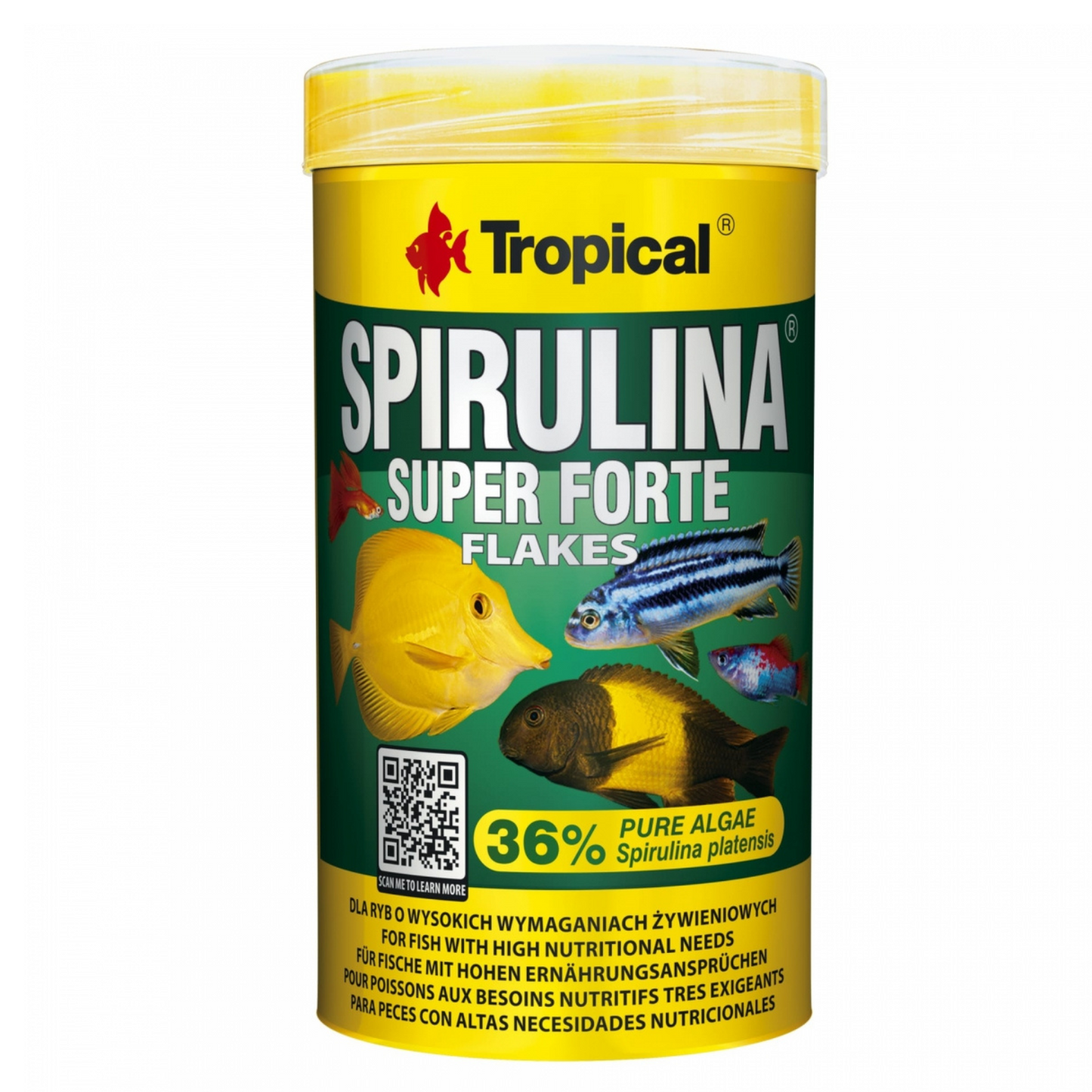Tropical SUPER SPIRULINA FORTE (Flakes)